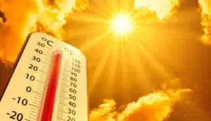 Calles de Chihuahua afectadas por altas temperaturas y ambiente seco durante una ola de calor extrema
