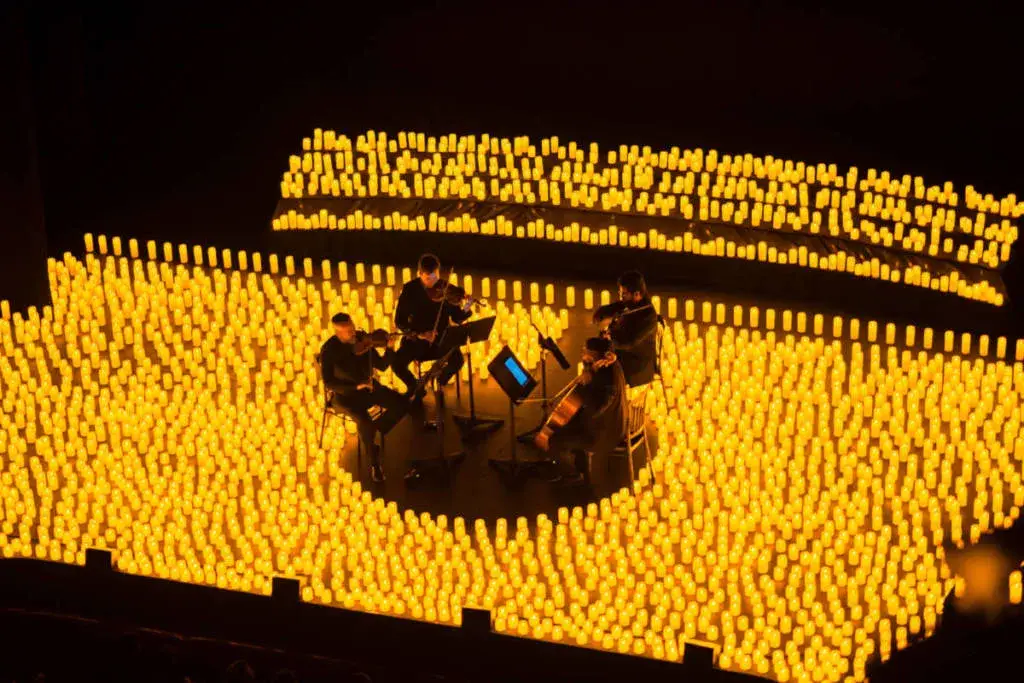 Candlelight Chihuahua con concierto íntimo a la luz de velas y música en vivo que crea una experiencia sensorial única